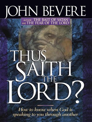 cover image of Thus Saith the Lord